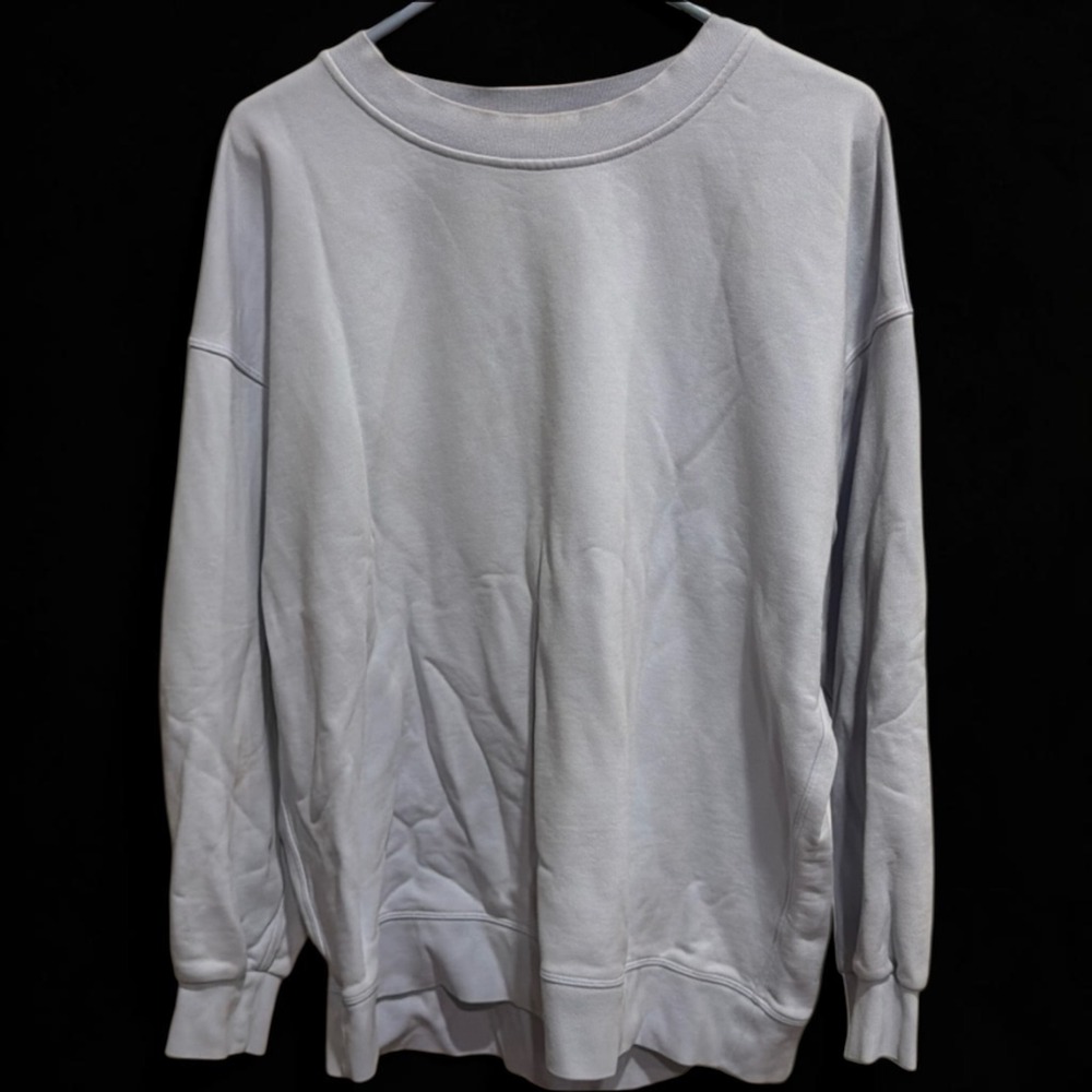 Lululemon Perfectly Oversized Crewneck Sweatshirt Pastel Blue Lavender Pullover